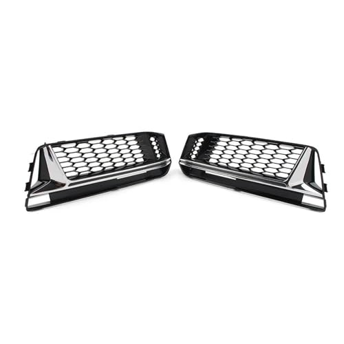 Calandre avant pour A4 B9 S4 2016-18 paire de grilles antibrouillard nid d'abeille