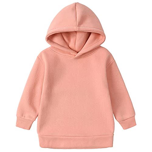Image of Boys Girls Fall Winter Soft Fleece Lined 2 Piece Athletic Hoodie and Jogger Pants Tracksuit Set,18 Months-14 Years