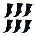 Produktbild Vitopia CONE Trichter-Socken Weit ohne Gummidruck (6 Paar)  Gesundheitssocken für kräftige Waden & geschwollene Beine, Venenfreundlich & Nahtlos, Damen & Herren, V-Shape Passform