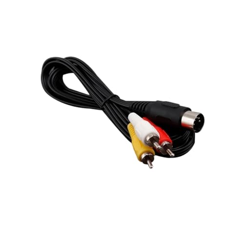 Câble Megadrive 1 et Genesis 1 adaptateur AV 3RCA de 1.8m pour console SEGA