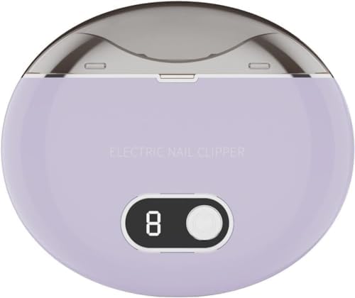 Automatic Nail Clipper, Electric Nail Clippers Automatic Safety Fingernail Cutter and Filer Rechargeable Nail Trimmer Nail Scissors Gift for Caregivers, Adults, Kids