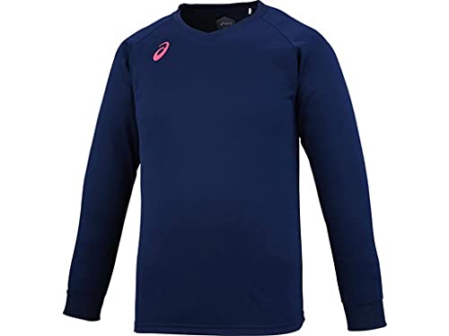[アシックス] バレーボールウエア プラクティス長袖シャツ XW6747 [メンズ] メンズ ネイビー 日本 2XL (日本サイズ3L相当)
