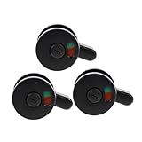 SHINEOFI 3piezas Cerradura de Puerta Indicador Privacidad Señal Ocupado Desocupado para Baño Público Letrero Vacío Ocupado para Puertas Divisorias