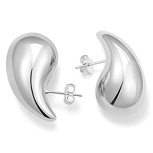 Orecchini A Goccia LeCalla In Argento 925 - Pendenti Lunghi 25 Mm Con Chiusura A Leva E Rivestimento Antiossidazione