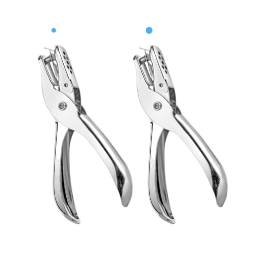 Hole Puncher Single Single Hole Punch Metal Hole Punch - 1/4 Inch 1/8 Inch(2 PCS)