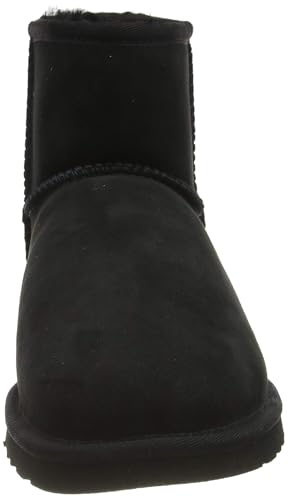 UGG Homme Botte, Peau de mouton, Noir, 44 EU