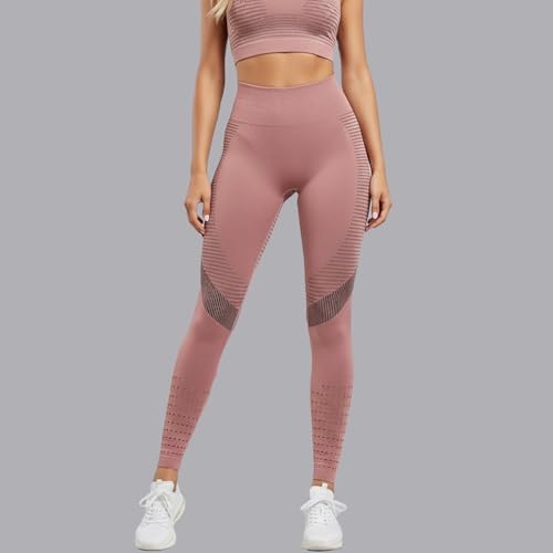 Pantalon de yoga en maille respirante anti-transpiration pour fitness - 3