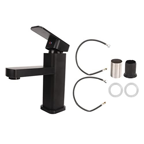 Robinet de salle de bain en acier inoxydable mitigeur de lavabo design moderne durable - 2