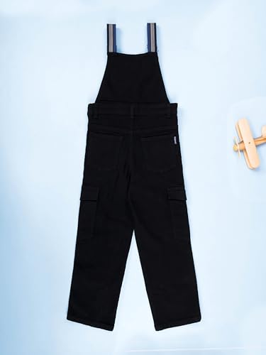 Image of KiddoPanti Boys Denim Dungaree Pant
