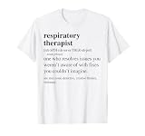 Respiratory Therapist Funny Definition RT Therapy Retirement T-Shirt
