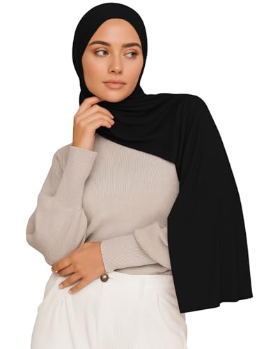 VOILE CHIC Premium Jersey Hijab Scarf For Women - Islamic Head Scarf Wrap Hijabs
