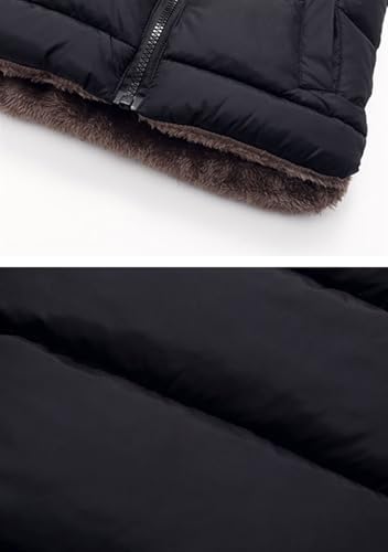 Kids Boys Girls Vest with Hooded Zipper Sleeveless Jacket Winter Warm Waistcoat Outwear with Pockets4