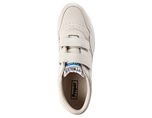 Image of Propet Mens LifeWalker Strap Slip On Walking Walking Sneakers Shoes - Off White