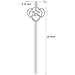CiBiZi Fairy Princess Wands Alloy Queen King Costume Scepter Wands for Adults Pageant Role Play Wedding Halloween Prom (AX-Silver)