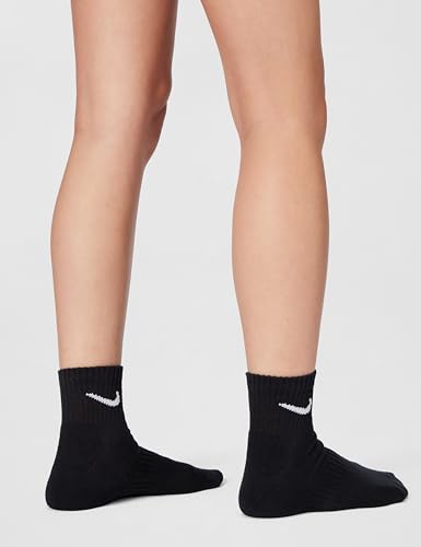 Image of Nike Unisex Adult Everyday Cushioned Training Ankle Socks (3-Pack) | Mens and Womens