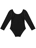 Vestido de danza ballet mangas largas con una braga interior para niñas 3-12 años