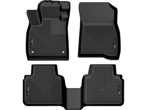 Husky Liners Weatherbeater Floor Mats | Fits 2024-2026 Honda Accord | Front & 2nd Row, 2-pc Black - 99421