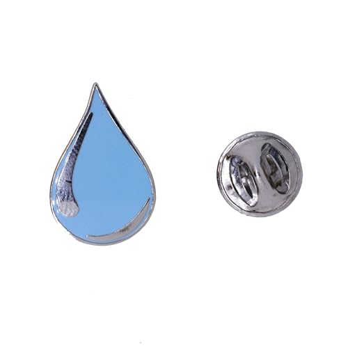 Jim Clift Design Water Drop Enamel Lapel Pin - 50 Count