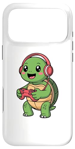 Turtle Playing Video Game Reptiles Testudines Gamers �X�}�z�P�[�X iPhone 17 Pro Max �p