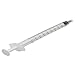 White 200 Pcs 1ml 1cc Plastic Syringe No Needle Syringe for Pets Oral, Refilling, Oil or Glue Applicator, Measuring or Transfering Tiny Amount of Liquids, Without Cap