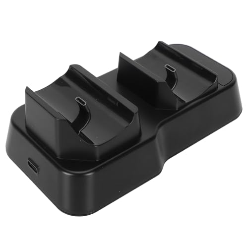 PUSOKEI Ladestation für PS 5 Controller, PS 5 Dual Controller Ladestation mit LED Anzeige, Schnell Controller Ladestationsständer mit Kabel