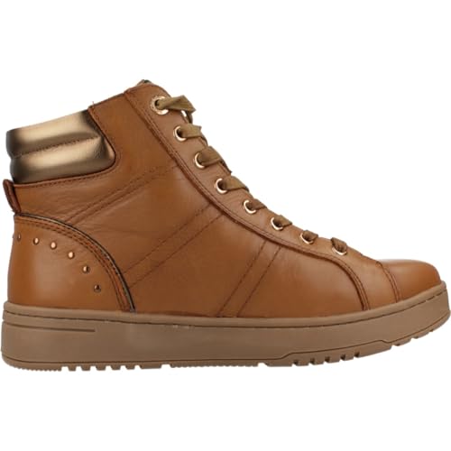 Carmela Para Mujer. 16180502-CAMEL Botines De Piel 161805 MarróN (37), Plano, Cordones, Cremallera, Casual - 4