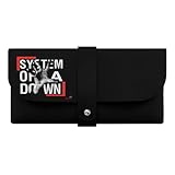 メガネケース システム・オブ・ア・ダウン 眼鏡ケース メガネポーチ Puレザー 眼鏡バッグ 眼鏡入れ 軽量 持ち運び おしゃれ 擦り傷防止