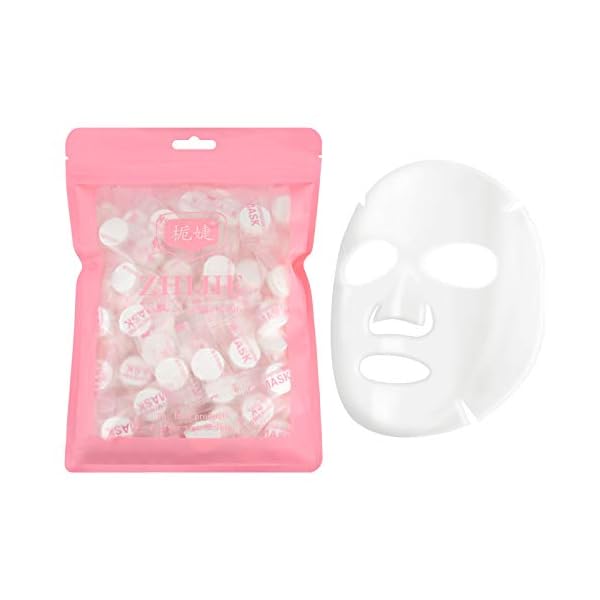 NC 100 pcs Compressed Facial Mask Sheet Skin Care DIY Compressed Disposable Facial Masks Skin Care Face Sheet Facial Paper Natural Cotton Wrapped Paper