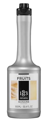 Image of 1883 Banana Fruit Puree - Authentic French Puree for Smoothies, Cocktails, Desserts & More, 1 Liter Bottle