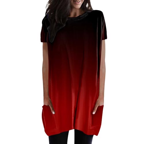 Camiseta de mujer básica con cuello en V hecha en tejido liso suave