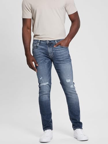GUESS Men's Eco Finnley Tapered Jeans2