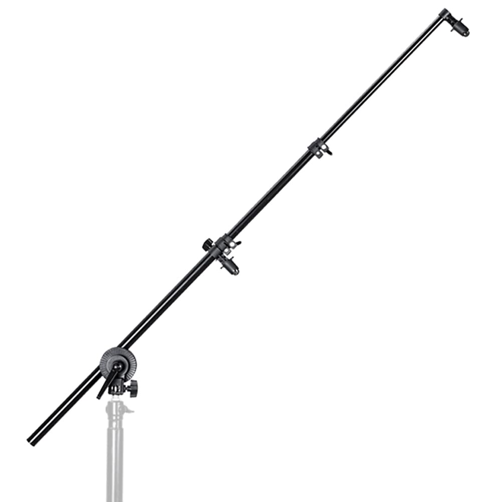 Ramię uchwytu do fotografii, ramię z uchwytem przedłużającym z głowicą z pojedynczym uchwytem, konstrukcja ze stopu aluminium 65-174 cm do reflektora, tła pop-up, statyw świetlny, statyw
