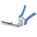 balacoo Hog Ring Pliers Tools Type M Nail Poultry Cage Fasten Plier Wire Cage Clamp for Bird Chicken Mesh Cage Wire Fencing (Blue)