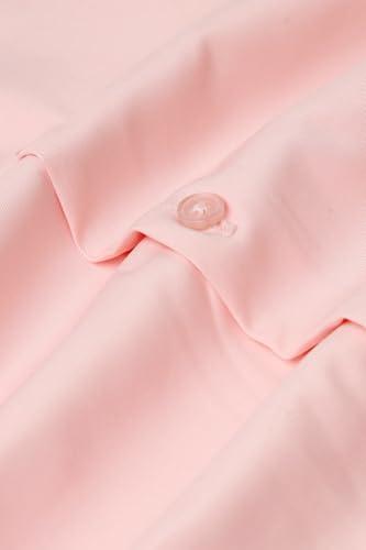 Image of SNITCH Men Formal Shirt | Tailored Slim Fit Full Sleeve Spread Collar Solid Style | Breathable Polyester Viscose Blend Twill Fabric for Office & Evening