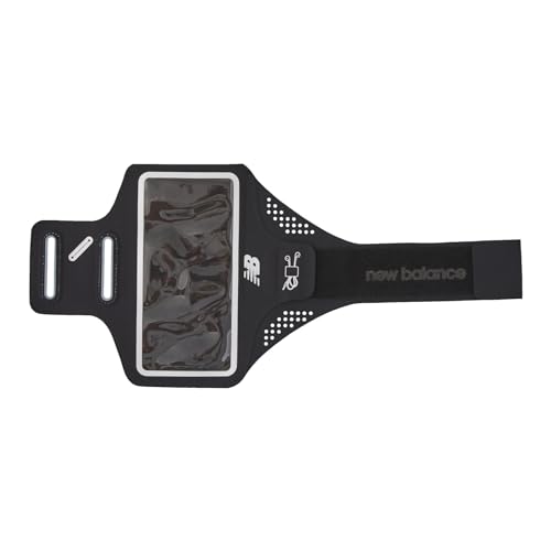  [ニューバランス] ランニングバッグ ランニングスマートフォンポーチ (LAB13137) BK(ブラック)