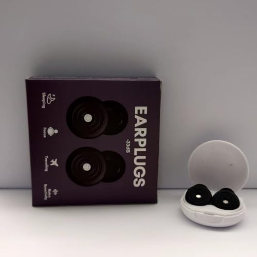 Tapones para los oídos para dormir, tapones para los oídos concierto, 0 sensación de presión, suaves y reutilizables, protección auditiva para dormir, tapones para dormir, estudiar, trabajar