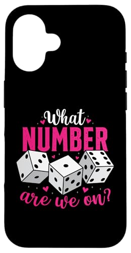 What Number Are We On Funny Bunco Game Night Babe Dice ���f�B�[�X �X�}�z�P�[�X iPhone 16 �p