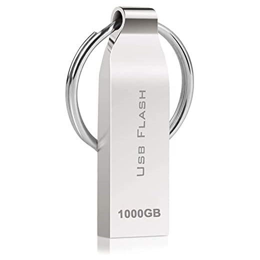 Dorypal Flash Drive 1TB 3.0 USB Metal Waterproof USB Memory Stick Portable Thumb Drives USB Drive for PC/Laptop Zip Drive for Storage and Backup(1TB)