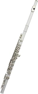 16 Hole C Key Flute Instrument White Professional Flute With Box flute instrument
