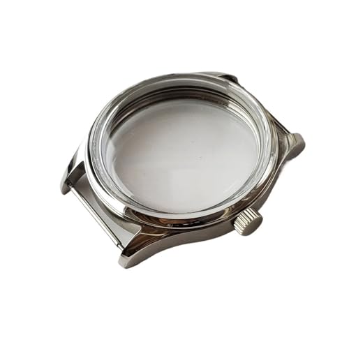 1 42mm S[h/Vo[/ubN ouNX^ rvP[X |bVVF ETA 6497 6498 ST3600 [ugp X`[rvANZT[(Silver case)