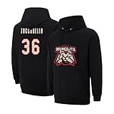 13 MATS ZUCCARELLO Hoodie Tshrit sweatshirt Jersey hockey Black Cotton Fleece Brushed Soft US Sizing, Kangaroo Pocket for Men's Sports&Casual