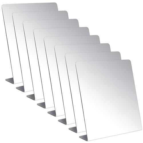 Amyhill 8-Piece Countertop Mirror Set, Acrylic, 8.5x9 Inches