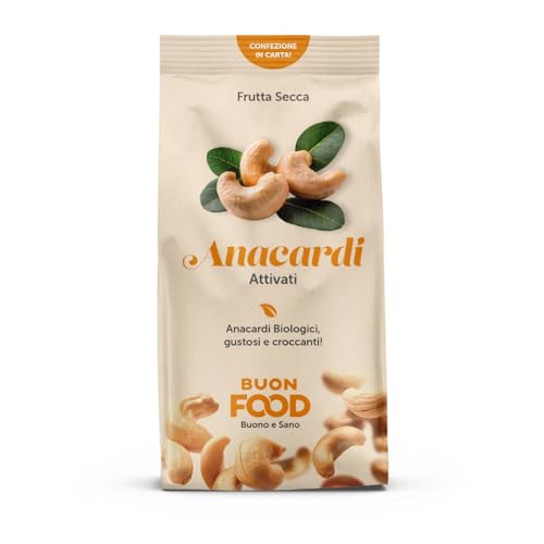BuonFood - Frutta Secca Attivata confezione da 200gr (Anacardi)