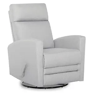 Dream On Me Chatham Basic Nursery Glider and Recliner in Grey