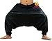 SARJANA HANDICRAFTS Men's Cotton Harem Yoga Baggy Boho Pants (as1, Alpha, one_Size, Regular, Regular, Black1)