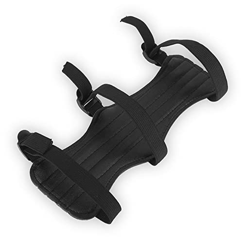 Aumotop Archery ARM Guard, Protective Gear Adjustable for RECURVE Compound Bow Hunting, Black