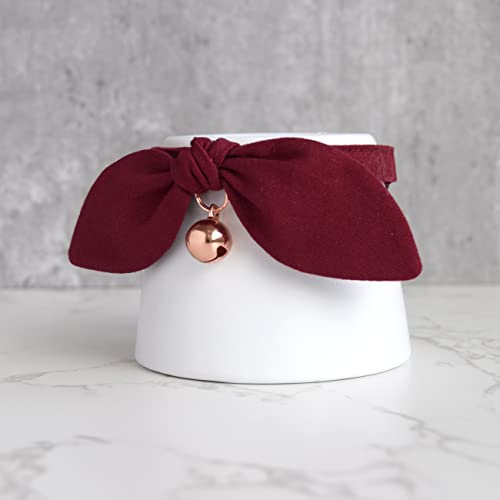 Cria & Co Fancy Bow Cat Collar With Bell For Pet Photography thumb #4