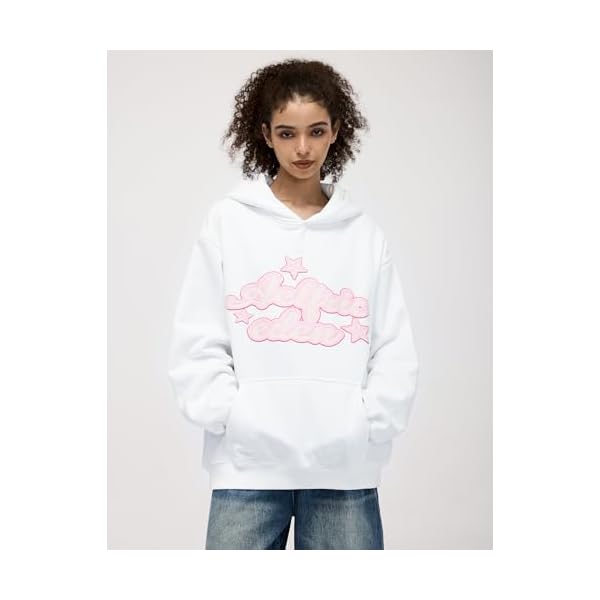 Aelfric Eden Womens Oversized Star Graphic Hoodies Fashion Long Sleeve Hoodie Pullover Hooded Sweatshirt Unisex - Image 5