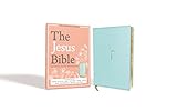 the jesus bible: new international version, robins egg, leathersoft, study