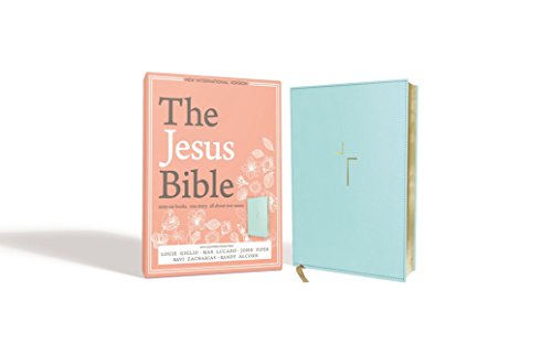 The Jesus Bible, NIV Edition, Leathersoft, Blue